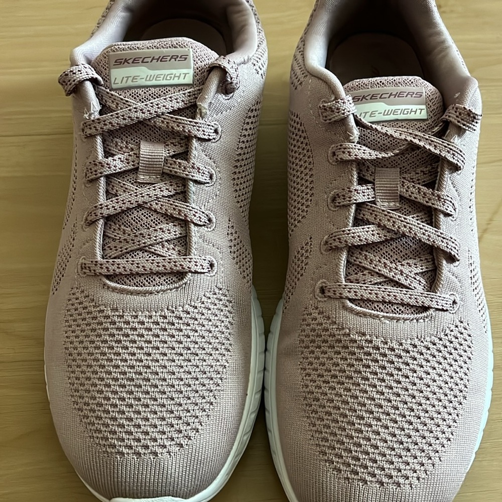 SKECHERS BOBS SQUAD CHAOS WOMENS SNEAKERS MAUVE HUGS FOOT ABSORBS IMPACT SIZE 9 - Picture 5 of 12